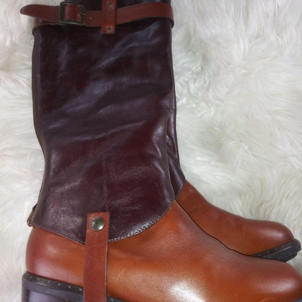 UGGS Brown Cavalieri Italian Leather Convertible Equestrian Boot